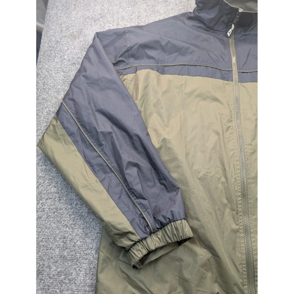 Mesa Verde Jacket Mens XL Green Black PCI Windbreaker Mesh Lined Hiking Zip Coat